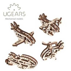 UGears Fidgets Aircraft Mechanical Model